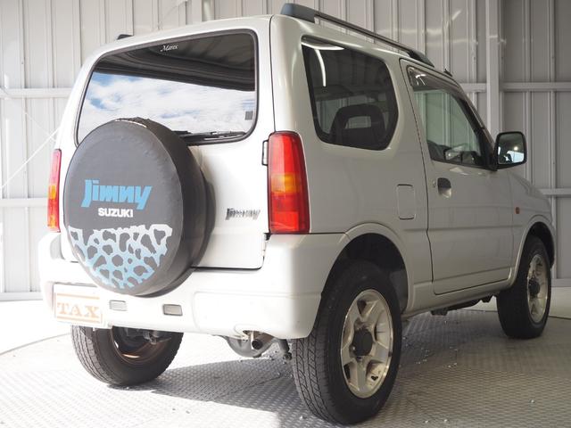 ジムニー XC ルーフレール 背面タイヤ フェンダーミラー 純正16インチアルミ 社外オーディオ CD ターボ 4WD 取扱説明書(44枚目)