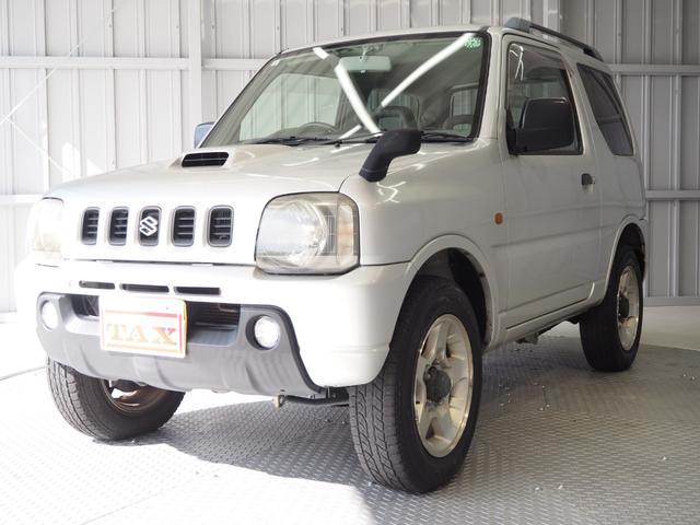ジムニー XC ルーフレール 背面タイヤ フェンダーミラー 純正16インチアルミ 社外オーディオ CD ターボ 4WD 取扱説明書(45枚目)