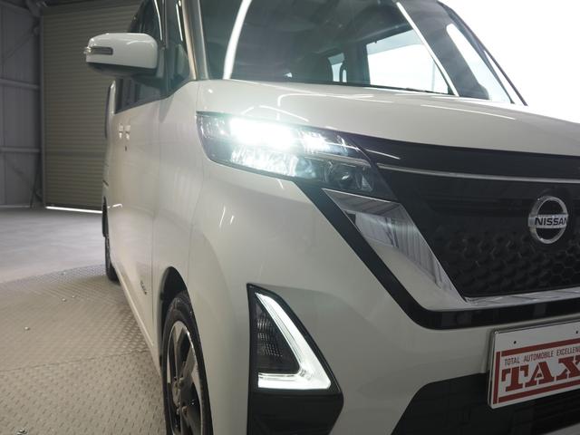 ルークス ハイウェイスター X ワンオーナー 禁煙車 純正SDナビ 両側ハンズフリーオートスライドドア 快適パックA アラウンドビューモニター エマージェンシーブレーキ VDC ソナー 車線逸脱警報 ETC スマートキー LEDヘッドライト 純正14インチアルミ(8枚目)