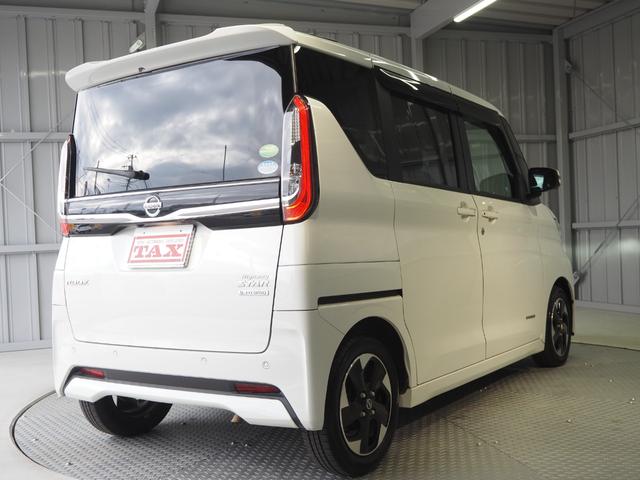 ルークス ハイウェイスター X ワンオーナー 禁煙車 純正SDナビ 両側ハンズフリーオートスライドドア 快適パックA アラウンドビューモニター エマージェンシーブレーキ VDC ソナー 車線逸脱警報 ETC スマートキー LEDヘッドライト 純正14インチアルミ(53枚目)