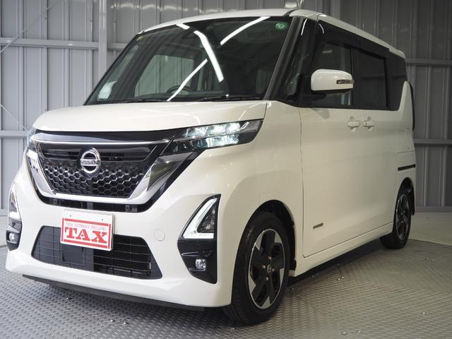ルークス ハイウェイスター X ワンオーナー 禁煙車 純正SDナビ 両側ハンズフリーオートスライドドア 快適パックA アラウンドビューモニター エマージェンシーブレーキ VDC ソナー 車線逸脱警報 ETC スマートキー LEDヘッドライト 純正14インチアルミ(54枚目)
