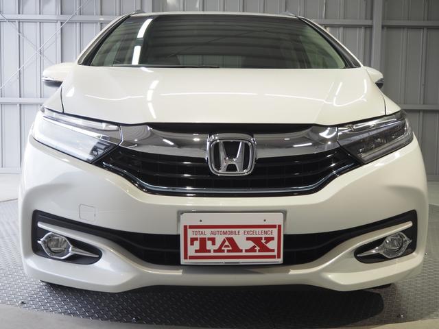 シャトル ハイブリッドZ ワンオーナー 禁煙車 ルーフレール ハーフレザー 前席シートヒーター 純正SDナビ バックカメラ コンフォートビューパッケージ ETC スマートキー2個 クルコン パドルシフト ECON LEDヘッドライト 純正16AW(5枚目)