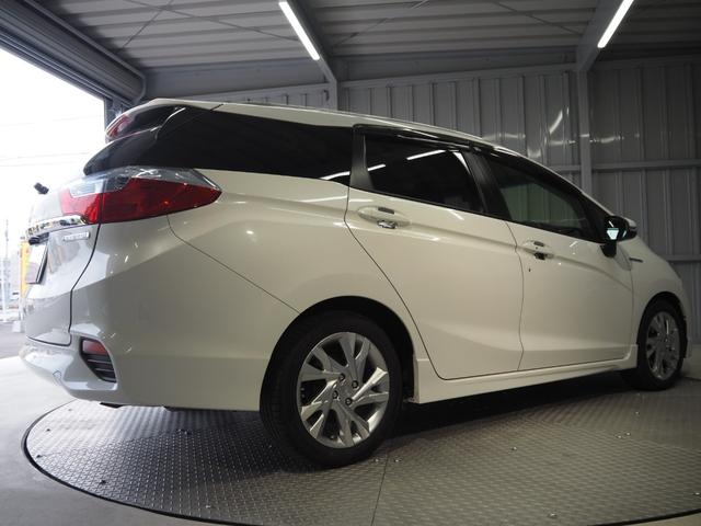 シャトル ハイブリッドZ ワンオーナー 禁煙車 ルーフレール ハーフレザー 前席シートヒーター 純正SDナビ バックカメラ コンフォートビューパッケージ ETC スマートキー2個 クルコン パドルシフト ECON LEDヘッドライト 純正16AW(53枚目)