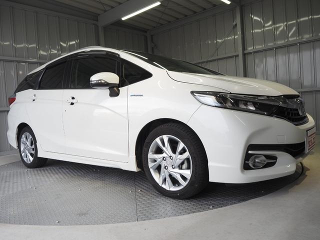 シャトル ハイブリッドZ ワンオーナー 禁煙車 ルーフレール ハーフレザー 前席シートヒーター 純正SDナビ バックカメラ コンフォートビューパッケージ ETC スマートキー2個 クルコン パドルシフト ECON LEDヘッドライト 純正16AW(55枚目)