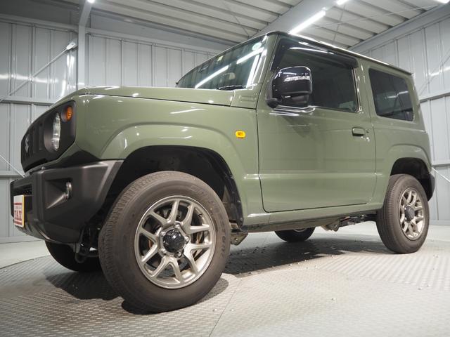ジムニー XC ワンオーナー 禁煙車 背面タイヤ 背面タイヤカバー 純正SDナビ クルコン 前後ドラレコ ETC スマートキー2個 ステアリングスイッチ 前席シートヒーター ドアバイザー フロアマット LEDヘッドライト フォグ 純正16インチアルミ(56枚目)