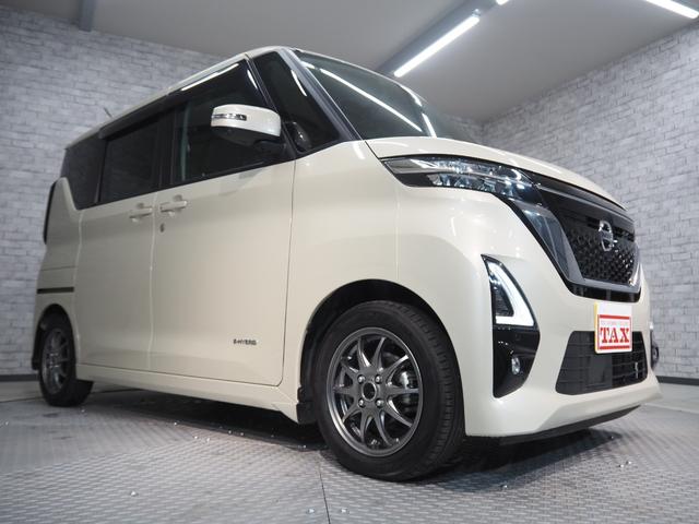 ルークス ハイウェイスター　Ｘ　ハンズフリースライドドア　純正ＳＤナビ　アラウンドビューモニター　エマージェンシーブレーキ　ＶＤＣ　ソナー　車線逸脱警報　ＥＴＣ　スマートキー２個　オートライト　社外１４インチＡＷ（52枚目）