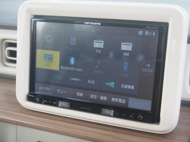 X スズキセーフティーサポートサポート 純正8インチナビ セレクトビューバックカメラ シートヒーター Bluetoothオーディオ ETC プッシュスタート HIDライト フルセグTV DVD再生(3枚目)