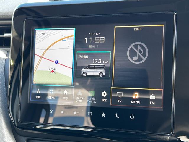 ソリオ ハイブリッドMZ 認定中古車 全方位カメラ付9インチナビ ETC2.0 前後ドラレコ スズキセーフティサポート 電動パーキング スズキコネクト 禁煙車 前席シートヒーター クルーズコントロール ステアリングリモコン(2枚目)