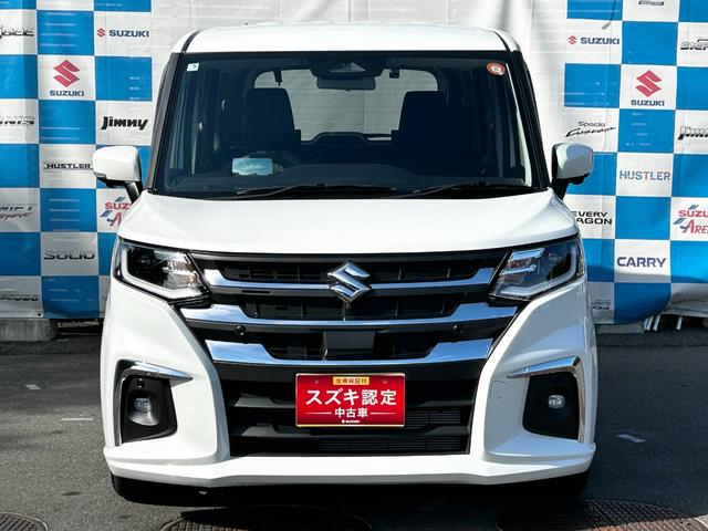 ソリオ ハイブリッドMZ 認定中古車 全方位カメラ付9インチナビ ETC2.0 前後ドラレコ スズキセーフティサポート 電動パーキング スズキコネクト 禁煙車 前席シートヒーター クルーズコントロール ステアリングリモコン(12枚目)