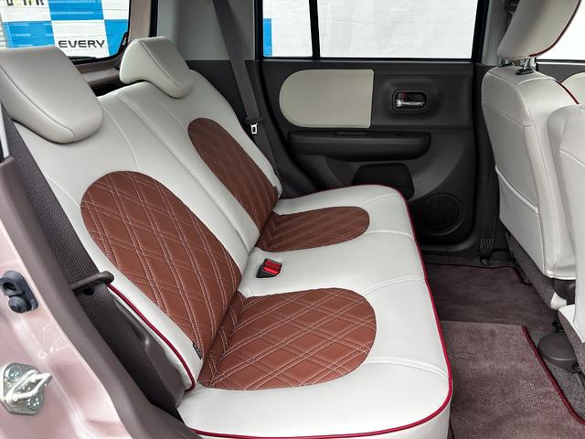 アルトラパンショコラ G 認定中古車 ワンオーナー 禁煙車 Bluetooth 純正ナビ バックカメラ エアバック 革巻きハンドル 合皮シート スマートキー アイドリングストップ ワンセグTV エアコン 取説 保証付き(16枚目)