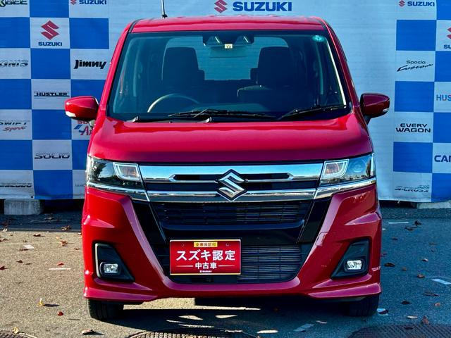 ワゴンＲカスタムＺ ハイブリッドＺＸ　ハイブリッドＺＸ（４名）　アイドリングＳＴＯＰ　キーフリーシステム　カーテンエアバック　盗難防止　シートヒータ　フルフラットシート　パワステ　エアコン　ＬＥＤランプ　ベンチシート　オートクルーズ（6枚目）