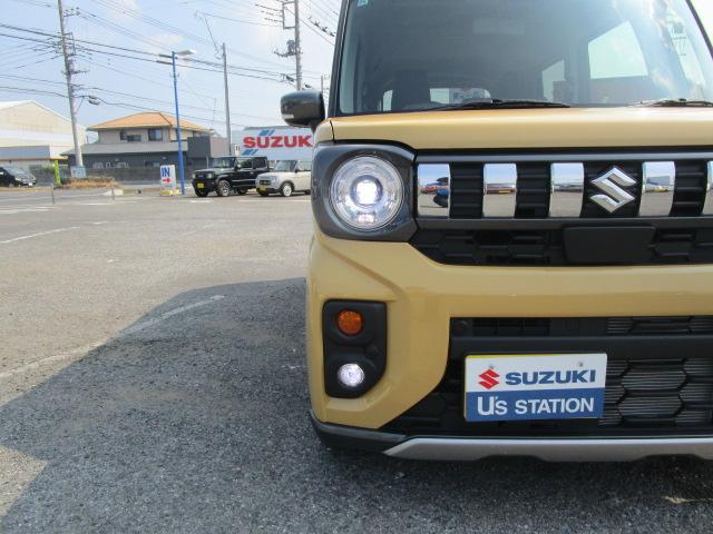 スペーシアギア ギア HYBRID XZターボ マイルドハイブリッド 衝突被害軽減ブレーキサポート LEDライト フォグランプ 後席両側電動スライドドア スリムサーキュレーター アルミ 電動パーキング(64枚目)