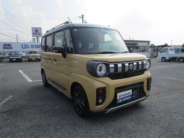 スペーシアギア ギア HYBRID XZターボ マイルドハイブリッド 衝突被害軽減ブレーキサポート LEDライト フォグランプ 後席両側電動スライドドア スリムサーキュレーター アルミ 電動パーキング(66枚目)