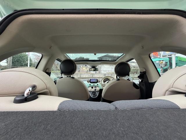 ５００ ツインエア　ラウンジ　ＥＴＣ　ナビ　パークアシスト　アルミホイール　ＨＩＤ　サンルーフ　ＡＴ　盗難防止システム　ＡＢＳ　ＵＳＢ　ミュージックプレイヤー接続可　エアコン　パワーステアリング　パワーウィンドウ　運転席エアバッグ（12枚目）