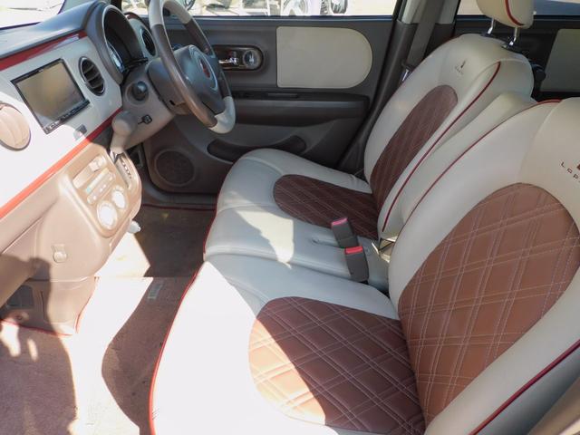 アルトラパンショコラ G ショコラ専用シート 社外ナビ地デジ バックカメラ インテリジェントキー プッシュエンジンスタート Wエアバック Bluetooth DVD再生可 HIDヘッドライト ETC タイミングチェーン式(12枚目)