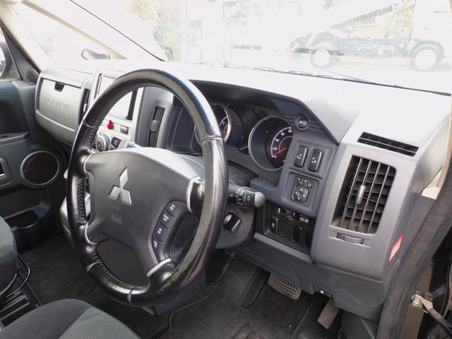 デリカD:5 G パワーパッケージ リフトアップ 両側パワースライドドア 社外アルミ クルーズコントロール パドルシフト 社外ナビ地デジTV バックカメラ ETC 社外マフラー オーバーフェンダー インテリジェントキー HID(21枚目)