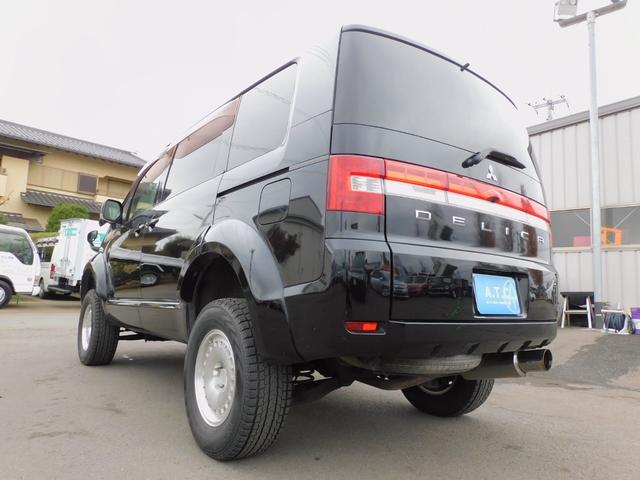 デリカD:5 G パワーパッケージ リフトアップ 両側パワースライドドア 社外アルミ クルーズコントロール パドルシフト 社外ナビ地デジTV バックカメラ ETC 社外マフラー オーバーフェンダー インテリジェントキー HID(56枚目)