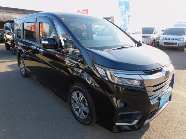 ステップワゴンスパーダ ｅ：ＨＥＶスパーダ　Ｇ・ＥＸ　ホンダセンシング　マルチビュー１０インチモニター　両側パワスラ　クルコン　ＥＴＣ　ＵＳＢ　衝突軽減　シートヒーター　ＤＶＤ再生　フルセグ地デジ　バックカメラ　インテリキー　ＥＴＣ　Ｂｌｕｅｔｏｏｔｈ　ハーフレザー（48枚目）