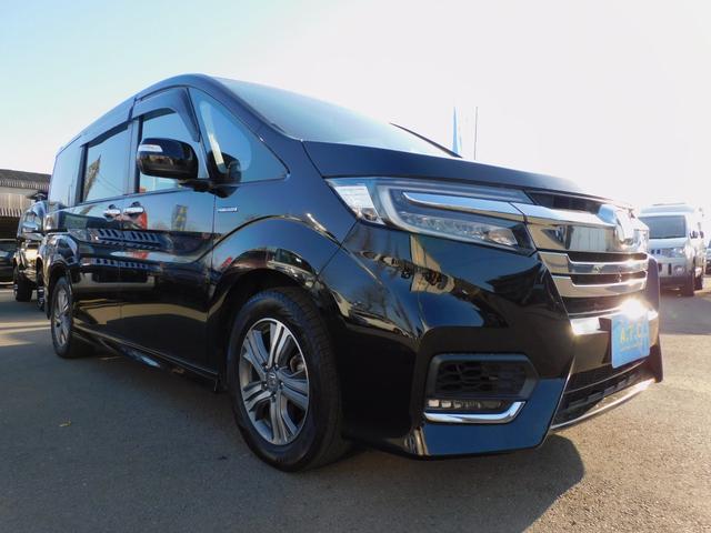 ステップワゴンスパーダ ｅ：ＨＥＶスパーダ　Ｇ・ＥＸ　ホンダセンシング　マルチビュー１０インチモニター　両側パワスラ　クルコン　ＥＴＣ　ＵＳＢ　衝突軽減　シートヒーター　ＤＶＤ再生　フルセグ地デジ　バックカメラ　インテリキー　ＥＴＣ　Ｂｌｕｅｔｏｏｔｈ　ハーフレザー（49枚目）