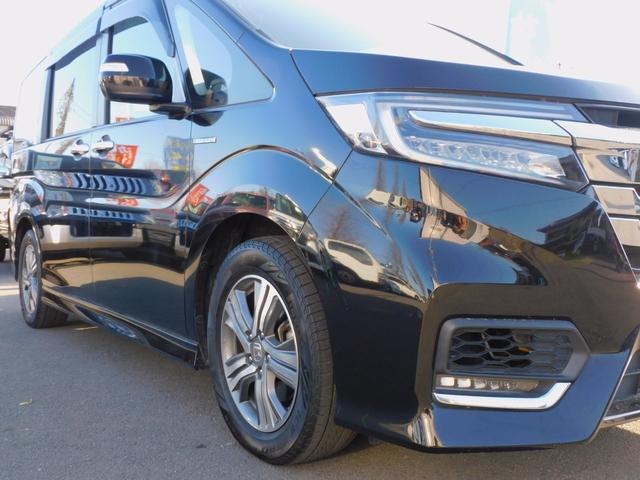 ステップワゴンスパーダ ｅ：ＨＥＶスパーダ　Ｇ・ＥＸ　ホンダセンシング　マルチビュー１０インチモニター　両側パワスラ　クルコン　ＥＴＣ　ＵＳＢ　衝突軽減　シートヒーター　ＤＶＤ再生　フルセグ地デジ　バックカメラ　インテリキー　ＥＴＣ　Ｂｌｕｅｔｏｏｔｈ　ハーフレザー（50枚目）