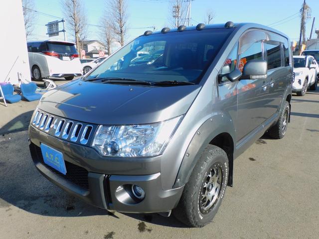 デリカＤ：５ Ｇ　パワーパッケージ　両側パワスラ　ルーフマーカー　社外アルミ　ＥＴＣ　クルコン　オーバーフェンダー　テールランプガード　マッドガード　ナビテレビ　フォグランプ　パドルシフト　インテリジェントキー　サイドバイザー（40枚目）