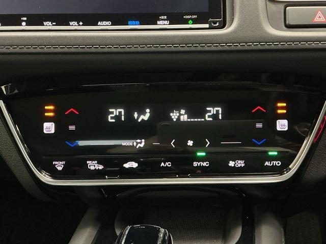ヴェゼル ハイブリッドＺ・ホンダセンシング　ホンダ認定中古車　純正ナビ　ＬＥＤライト　レーダーサポート　Ｗエアコン　１オーナ－　ＤＶＤ再生機能　整備記録簿　横滑り防止システム　バックアイカメラ　盗難防止装置　フルセ　シートヒーター付　ナビ＆ＴＶ（13枚目）