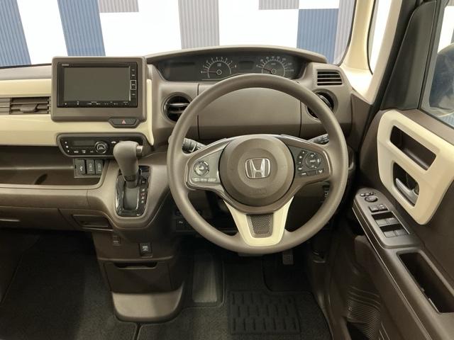 N-BOX L ホンダ認定中古車 純正ドラレコ前後 衝突回避支援ブレーキ I-STOP クリソナ ドラレコ付 PW パワステ Sヒーター 1オ-ナ- スマ-トキ- Bカメ 地デジTV ナビ&TV 両側スライド DVD(16枚目)