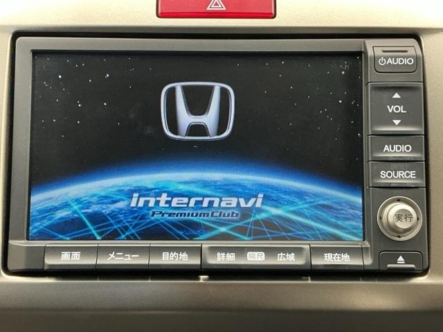 フリードスパイク Ｇエアロ　社外ドラレコ前　両側電動　バックカメラ　１オーナー車　インテリキー　Ｂカメ　クルコン　キーレス　ナビＴＶ　整備記録簿　助手席エアバッグ　イモビライザー　ＡＡＣ　運転席エアバッグ　ＤＶＤ　ワンセグテレビ（8枚目）