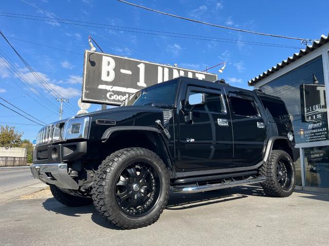 ハマーH2 ラグジュアリーパッケージ 新車並行/後期黒レザー/4本出しマフラー/ジオバンナ22インチ/LEDテール/バネサス/アルパインフリップダウンモニター/ドラレコ&レーダー/LEDヘッドライト&ナビ/LEDルーフマーカー(18枚目)