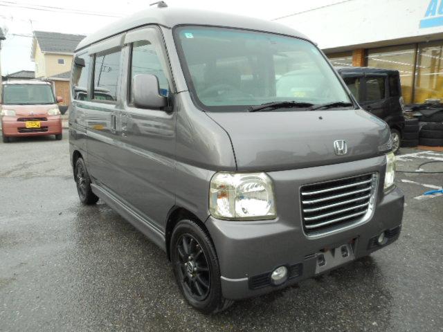 バモスホビオ ターボ 4WD タイミングベルト交換済み4速オートマABS付車検8年5月ETC付きドライブレコーダー付き(2枚目)