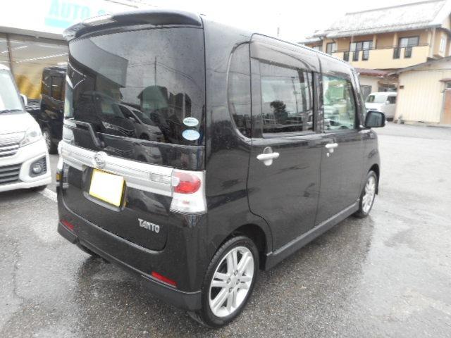 タント カスタムRS インタークーラーターボ4WD タイミングチエーンエンジン車検8年11月スマートキー HDDナビ 左パワースライドピラーレス(2枚目)