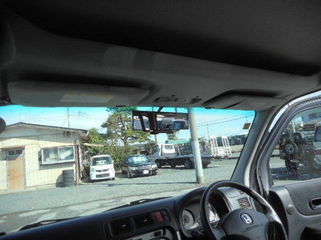 バモス L・スタイリッシュパッケージ 5速ミッション4WD ブラックインテリア リアヒーター車検9年11月両側スライド ABS付純正ナビ モデューロフロントバンパー オーバーヘッド収納(16枚目)