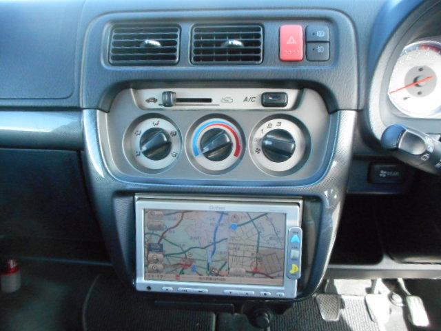 バモス L・スタイリッシュパッケージ 5速ミッション4WD ブラックインテリア リアヒーター車検9年11月両側スライド ABS付純正ナビ モデューロフロントバンパー オーバーヘッド収納(17枚目)