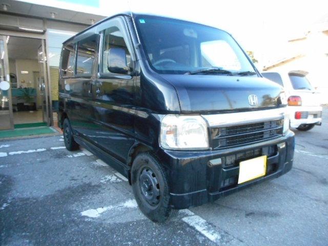 バモス L 5速ミッションタイミングベルト交換済み車検9年1月両側スライド レベライザー付きETC付き(2枚目)