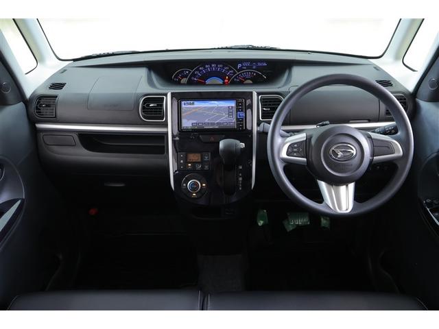 タント カスタムＸ　トップエディションＳＡＩＩ　ＤＶＤ再生可能　ＥＴＣ装備　衝突軽減システム　セキュリティ　定期点検記録簿　Ｂモニター　ＬＥＤヘッドライト　フルセグテレビ　キーフリーシステム　パワーステアリング　ナビＴＶ　横滑り防止　スマートキー（4枚目）