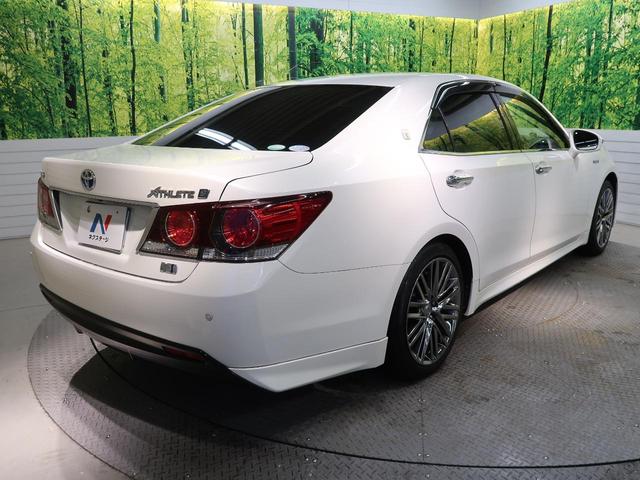 クラウンハイブリッド アスリートＳ　Ｊ－フロンティア　ＳＤナビ　バックカメラ　衝突被害軽減システム　レーダークルーズ　禁煙車　ハーフレザーシート　コーナーセンサー　スマートキー　ＬＥＤヘッド　ビルトインＥＴＣ　オートハイビーム　車線逸脱警報（16枚目）