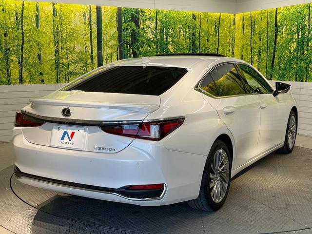 ES ES300h バージョンL 後期 マークレビンソン リアスポイラー 茶革 3席独立温度調整オートエアコン 全席シートヒーター 純正18インチアルミ 3眼LED ハンズフリーパワートランクリッド ウッドコンビステアリング(17枚目)