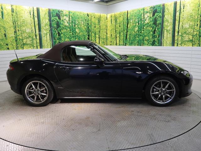 ロードスター ブラウン・トップ 特別仕様 テラコッタナッパ革 純正16インチアルミ アドバンストスマートシティブレーキサポート 車線逸脱 AT誤発進抑制制御 セーフティパッケージ LEDヘッド BSM マツダコネクトナビ(30枚目)