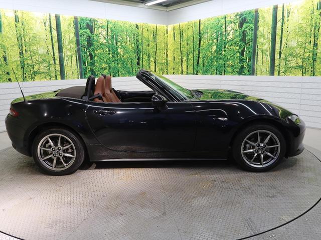 ロードスター ブラウン・トップ 特別仕様 テラコッタナッパ革 純正16インチアルミ アドバンストスマートシティブレーキサポート 車線逸脱 AT誤発進抑制制御 セーフティパッケージ LEDヘッド BSM マツダコネクトナビ(37枚目)