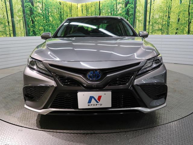 カムリ WS 後期 全周囲カメラ プリクラッシュセーフティー レーダークルーズ 禁煙車 シートヒーター パワーシート インテリジェントクリアランスソナー レーンキープ スマートキー(14枚目)