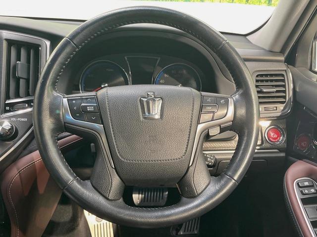 クラウンハイブリッド アスリートＳ　ブラックスタイル　テラロッサ革シート　ムーンルーフ　アドバンスドパッケージ　モデリスタエアロ＆マフラー　ＴＲＤスポルティーボサスペンション　電動リアサンシェード　メーカーＨＤＤナビ　バックカメラ（12枚目）