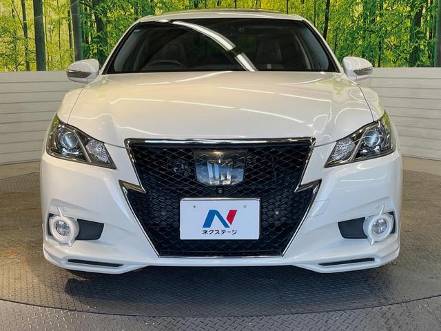 クラウンハイブリッド アスリートＳ　ブラックスタイル　テラロッサ革シート　ムーンルーフ　アドバンスドパッケージ　モデリスタエアロ＆マフラー　ＴＲＤスポルティーボサスペンション　電動リアサンシェード　メーカーＨＤＤナビ　バックカメラ（15枚目）