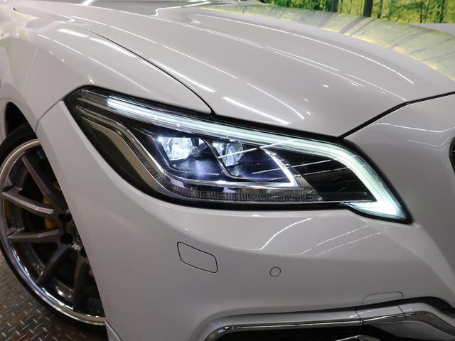 クラウンハイブリッド ＲＳ　ムーンルーフ　モデリスタエアロ　白革シート　ブラインドスポットモニター　３眼ＬＥＤヘッド　ＶＥＲＺ製２０インチアルミ　シートベンチレーション　ＲＳ－Ｒ製ダウンサス　セーフティセンス　メーカーナビ（36枚目）