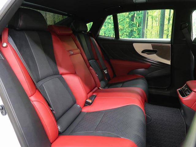 ＬＳ ＬＳ５００　Ｆスポーツ　後期　ＴＲＤエアロ　マークレビンソン　ムーンルーフ　オレンジキャリパー　エイムゲイン２２インチアルミ　赤革／ウルトラスエードコンビシート　エアサス　メーカー１２．３インチディスプレイオーディオ（10枚目）