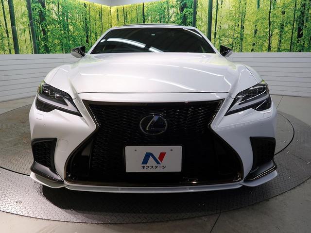 ＬＳ ＬＳ５００　Ｆスポーツ　後期　ＴＲＤエアロ　マークレビンソン　ムーンルーフ　オレンジキャリパー　エイムゲイン２２インチアルミ　赤革／ウルトラスエードコンビシート　エアサス　メーカー１２．３インチディスプレイオーディオ（14枚目）