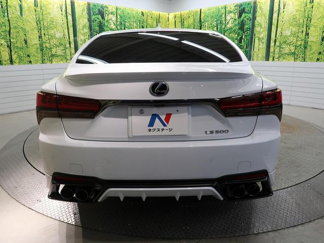 ＬＳ ＬＳ５００　Ｆスポーツ　後期　ＴＲＤエアロ　マークレビンソン　ムーンルーフ　オレンジキャリパー　エイムゲイン２２インチアルミ　赤革／ウルトラスエードコンビシート　エアサス　メーカー１２．３インチディスプレイオーディオ（15枚目）