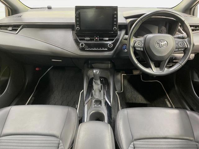 カローラ ハイブリッド ダブルバイビー ナビ機能付9インチディスプレイオーディオ ブラインドスポットモニター ハーフレザー 純正17インチアルミ レーダークルーズコントロール ETC2.0 バックカメラ オートハイビーム 禁煙車(2枚目)