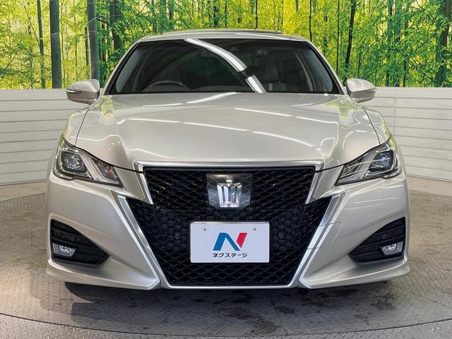 クラウンハイブリッド アスリートＳ　Ｊ－フロンティア　後期型　ムーンルーフ　セーフティセンスＰ　純正１８インチスパッタリングＡＷ　メーカーナビ禁煙車ハーフレザー　シートヒーター　ＬＥＤヘッド　スーパーライブサウンド　ステアリングヒーター（14枚目）