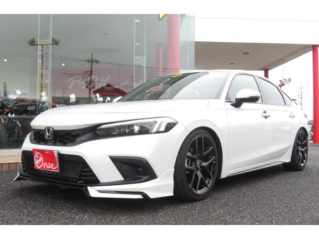シビック ＥＸ　／純正ナビ／フルセグバックカメラ／フロントリップ／テイン車高調／社外マフラー／ホンダセンシング／ＬＥＤライト／ＥＴＣ／ワイヤレス充電器／ユーザー買取／１オーナー／（2枚目）