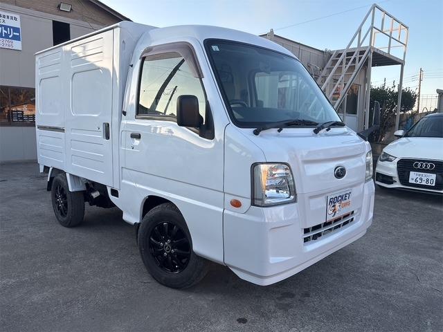 サンバートラック パネルバン　元赤帽　ＭＴ５足　４ＷＤ　塗装リフレッシュ　ＰＳ　エアコン　キーレス　ＥＴＣ（2枚目）